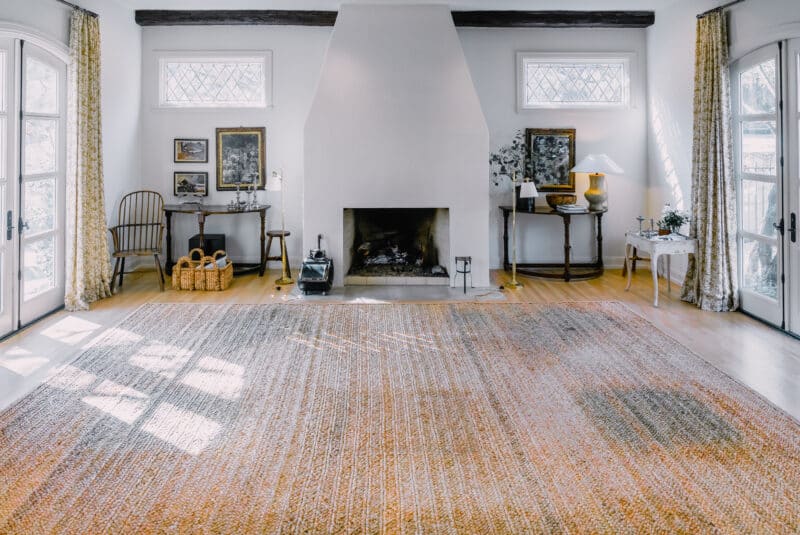 open living room in a san antonio home that was cleaned of clutter